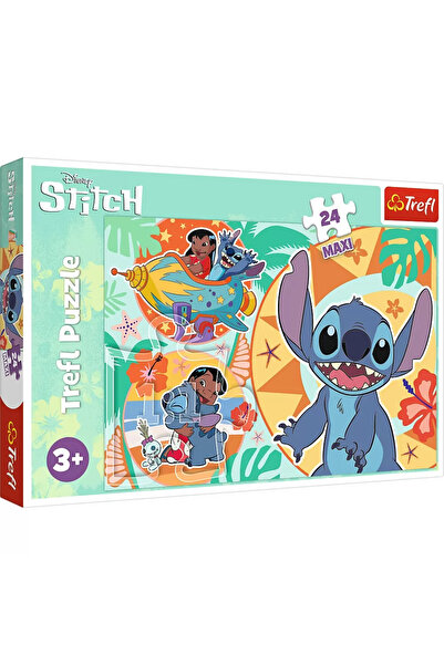 Trefl Παζλ Maxi Trefl - Disney Stitch, Lilo and Stitch's Happy Day, 24 κομμάτια