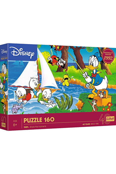 Trefl PUZZLE 160 DONALD DUCK AVENTURA PE LAC