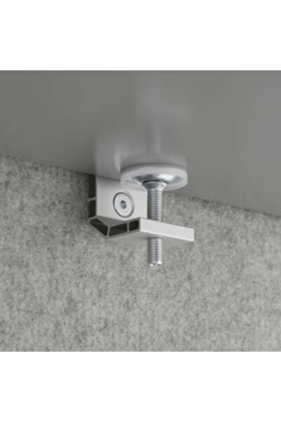 IKEA EILIF Screen for desk, grey, 80 x 48 cm