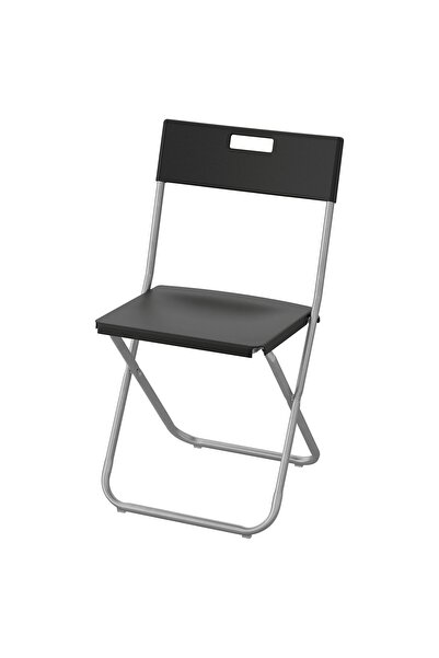 IKEA GUNDE Folding chair, black