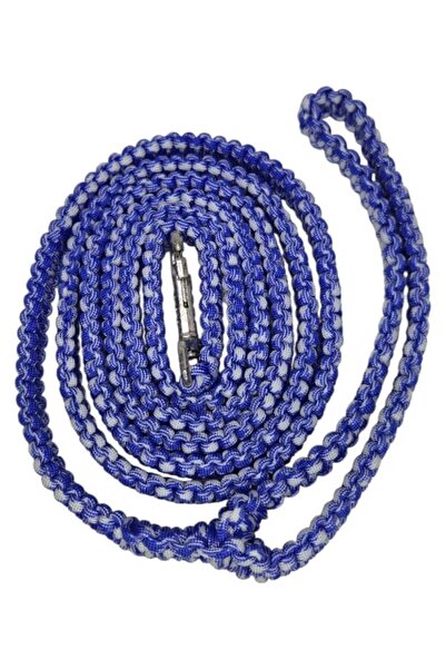 moonparacord Dog Walking Rope Blue White 210 cm