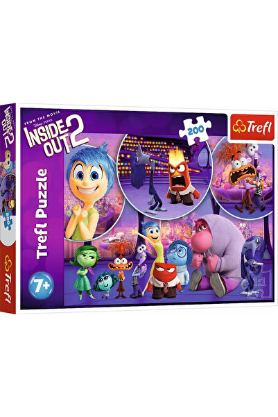 Trefl Puzzle Trefl - Disney Inside out 2, Emotiile copiilor, 200 piese