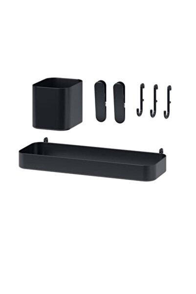 IKEA SKÅDIS Pegboard, black, 56 x 56 cm
