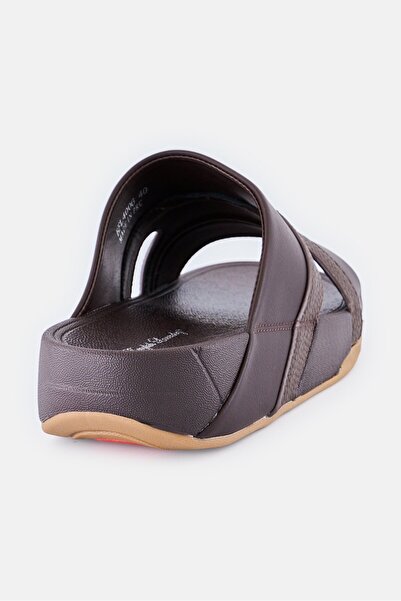 English Laundry Men Slip On Arabic Sandals, Brown