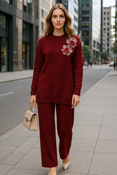 semela Tulle Floral Knitwear Set