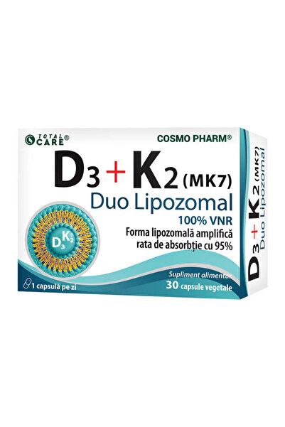 Other Vitamina D3 + Vitamina K2 (MK7) Liposomal Duo, 30 capsule, Cosmopharm