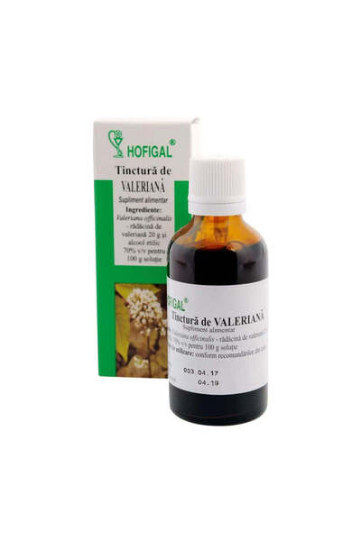 Other Tinctura de valeriana, 50ml, Hofigal