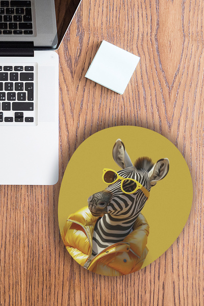 Ormira Konsept لوحة ماوس مونتلو زيبرا مطبوع