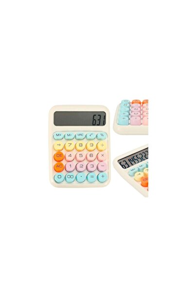 Three top online Office calculator round buttons