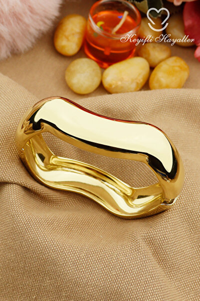 Keyifli Hayaller Çelik Kelepçe - Kararmaz Asimetrik Kalın Plaka Model Çelik K...