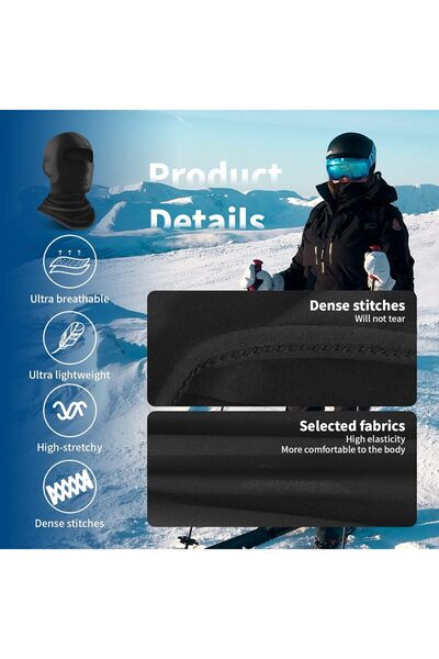 Vivante Fashion Balaclava Full Face Hood Mask Breathable 3D Print Motorcycle Cycling Ski Ma