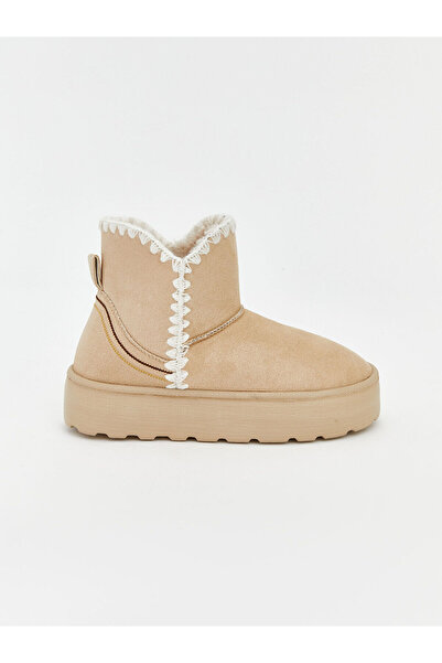 LC Waikiki Γυναικείες μπότες Peak New Season Suede Look