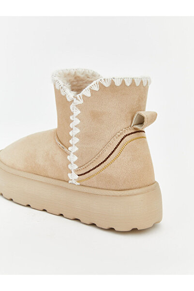 LC Waikiki Γυναικείες μπότες Peak New Season Suede Look