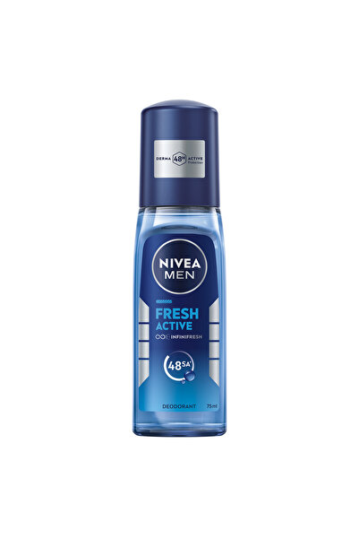 NIVEA MEN Fresh Active Pump Sprey 75 ml X 4 ADET