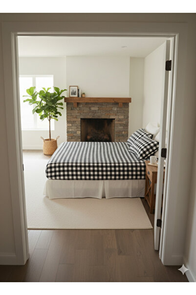 ELEGANCEHOME Flannel 100% Cotton King Size Fitted Sheet Set