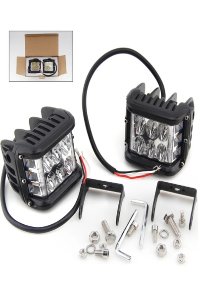 Smart Flood Combo 4 Inch Cube Work Light Side Shooter Led Light Pods for Jeep Truck ATV SUV UTV 4x4