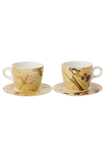 Omada PLEXART Mugs and Cups Set of 2 Tea Mugs - Old Memo