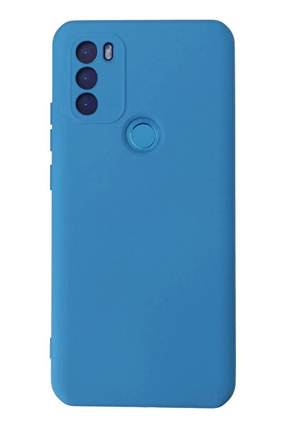 HarmonyAura General Mobile Gm 21 Plus Case Nano Velvet Silicone Inside - Blue