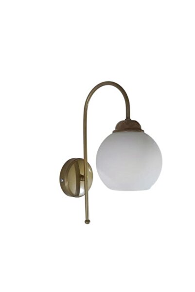 DEDE Cane Handle Antique Static Painted Applique with Matte White Glass Looking Downwards