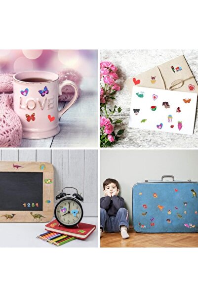 Generic 550 3D Puffy Stickers for Kids 22 Sheets Animals Trucks Dinosaurs Waterproof Party Favors