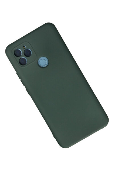 HarmonyAura General Mobile Gm 21 Case Nano Velvet Silicone Inside - Dark Green