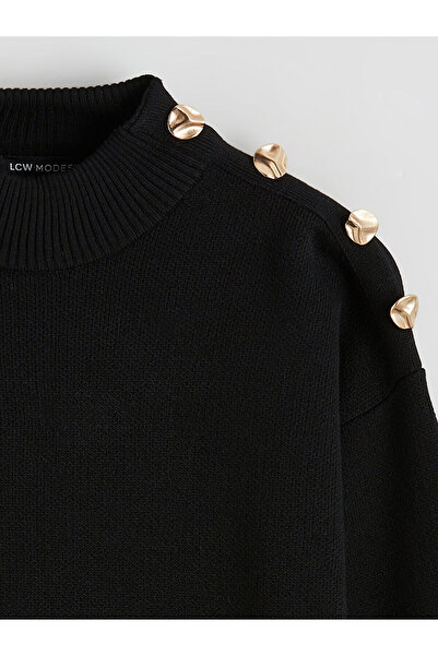 LC Waikiki Stand Collar Women's Knitwear Tunic