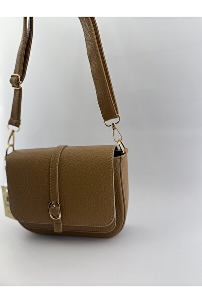SİNİSA BAG Women's Adjustable Strap Detailed Leather Shoulder Bag