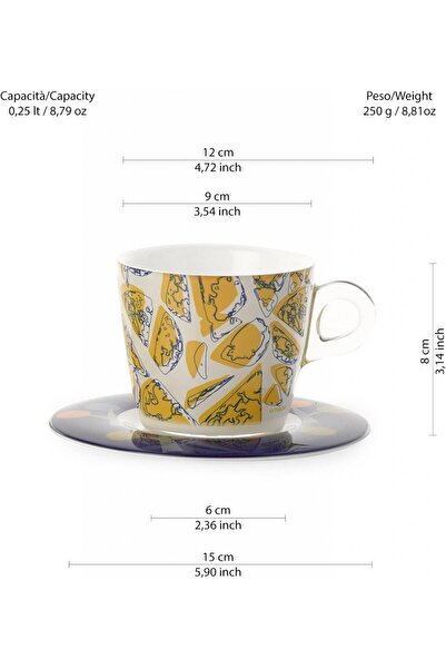 Omada PLEXART Mugs and Cups Set of 2 Tea Mugs - Nature