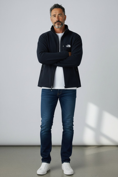 Butik Regular Fit Plus Size Quality Tnf Thick Winter Fleece