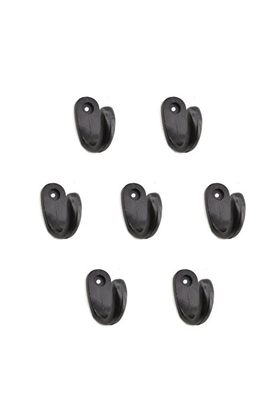 Epilons Large Single Cup Hanger, Decor Hanger - Black, 100 Pieces, 12X23X30 mm