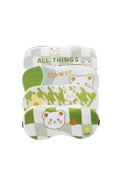minigood Kids Eye and Forehead Cover, Vanilla Bear Model - One Piece