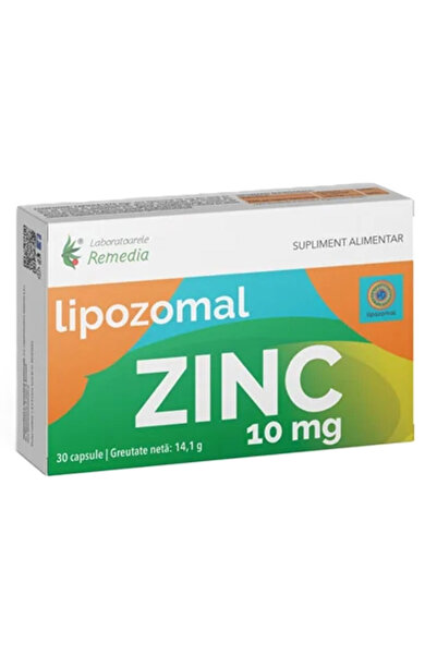 Laboratoarele Remedia Zinc lipozomal 10 mg, 30 capsule, Remedia Laboratories