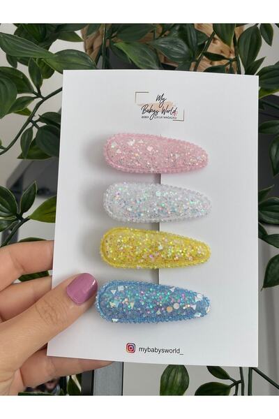 my baby’s world bebek çocuk mağzası Pırıltılı Klips Toka Seti