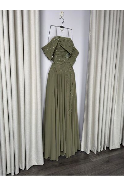 BTROON chiffon evening dress