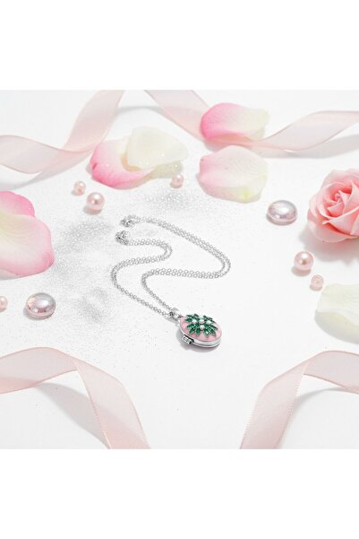 YUSSO ACCESSSORY Kadın Gümüş Çelik Kolye 316L - Fotoğraflı