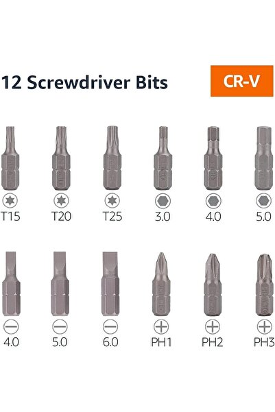 Amazon basics 12 Piece in-1 Magnetic Ratchet Screwdriver