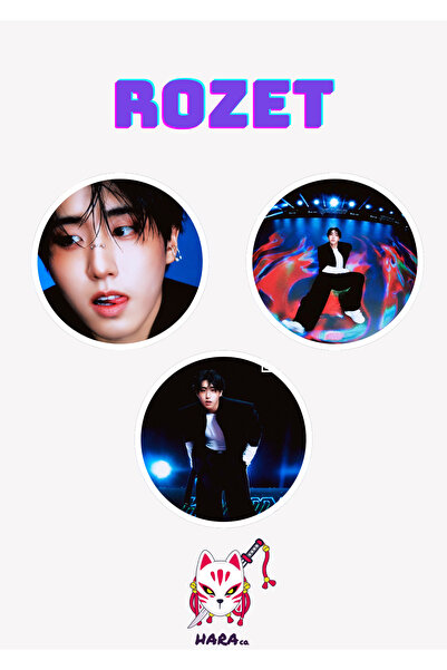Hara Company Stray Kids Kpop Karma Albüm Karma Versiyonu Han Rozet Seti ( 3'lü )