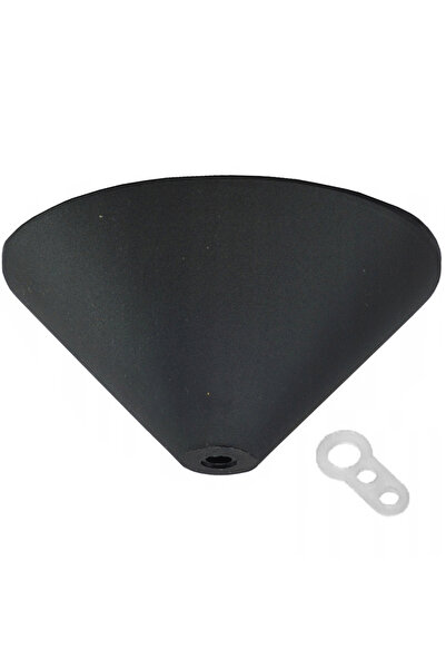 Other Capac cablu lampă, rozetă tavan, con NEGRU