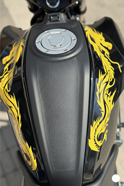 Banxtre Motorsiklet ve Motor için Sarı Renk Universal Tüm Motorlara Uyumlu Ej...