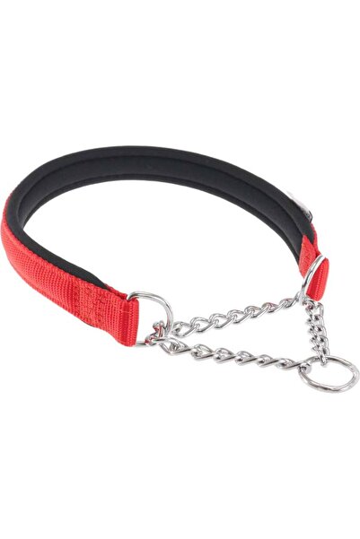 Ferplast طوق دايتونا سي إس إس شبه قابل للسحب مع حشوة ناعمة، اللون: أحمر، الأب...