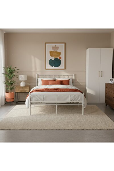 DEC4 Durable and modern iron bed 200*140cm