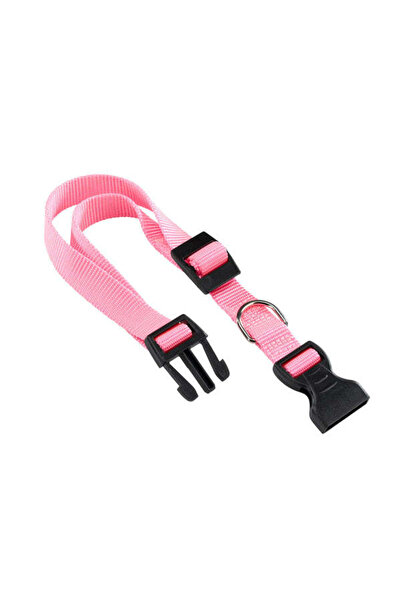 Ferplast طوق نايلون للكلاب من كلوب سي، اللون: أسود، الأبعاد: 30-44 سم × 15 مم