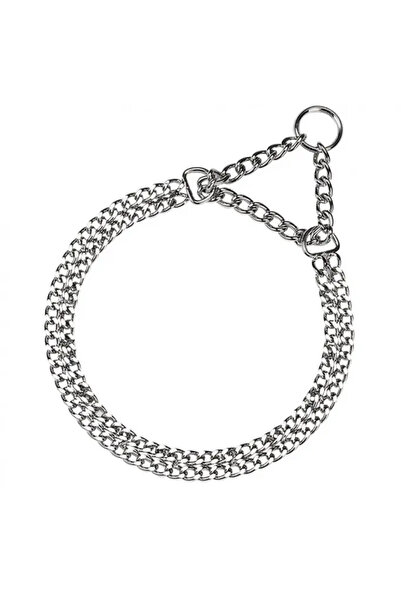 Ferplast Chrome CSS - Semi Choke-Chain Dog Collar Made of Metal Dimension: 28 x 38cm