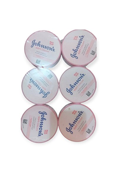 Johnson Johnson's Smoothing Face & Body Cream - 200ml * 6 pieces