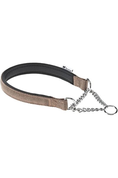 Ferplast طوق دايتونا سي إس إس شبه قابل للسحب مع حشوة ناعمة، اللون: بني، الأبع...