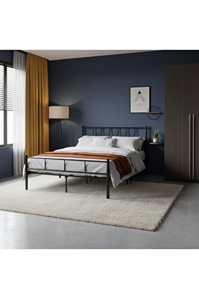 DEC4 سرير حديد متين وعصرى 200*140سم