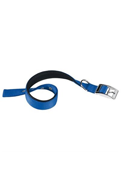 Ferplast طوق الكلاب دايتونا سي نايلون، اللون: أزرق، الأبعاد: 45-53 سم × 25 مم