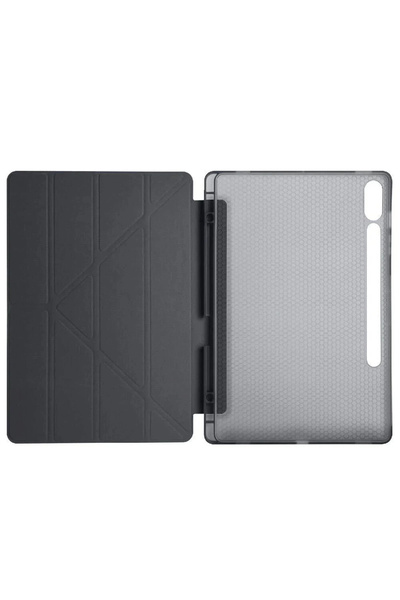 HarmonyAura Samsung Galaxy X510 Tab S9 Fe 11 Case Mars Tablet Case with Pen Holder - Black