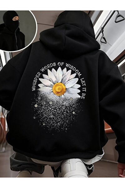 ship master سويت شيرت يونيسكس بقناع النينجا 3 Thread O قصة فضفاضة K بغطاء رأس...