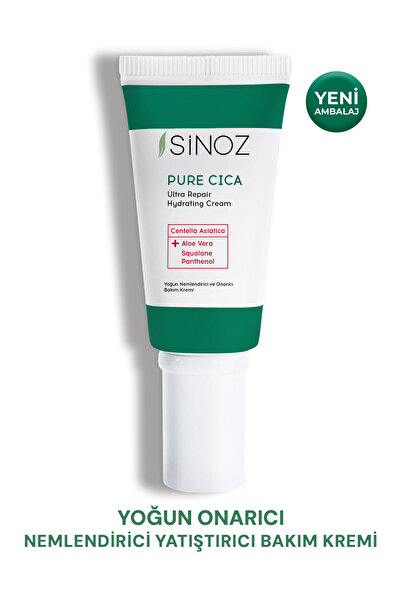 SİNOZ Pure Cica Intensive Repairing Soothing Moisturizing Care Cream 50 ml